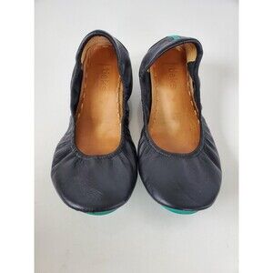 Tieks By Gavrieli Leather Women's Ballet Black Flats Shoes Size 8 Slip On